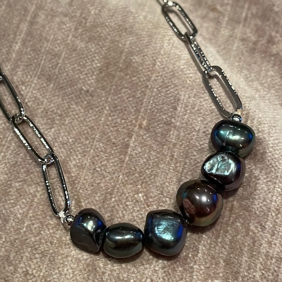 Baroque Fresh Water 6 Pearl Necklace New - Picture 1 of 6